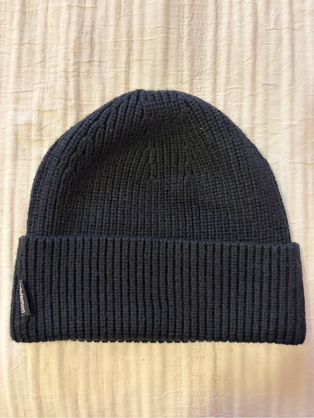 lululemon athletica women’s Ribbed Beanie - Black